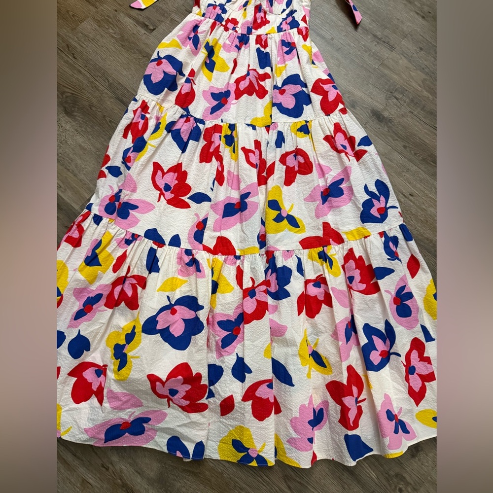 Kate Spade • Summer Flowers Tiered Maxi Dress - Picture 15 of 16